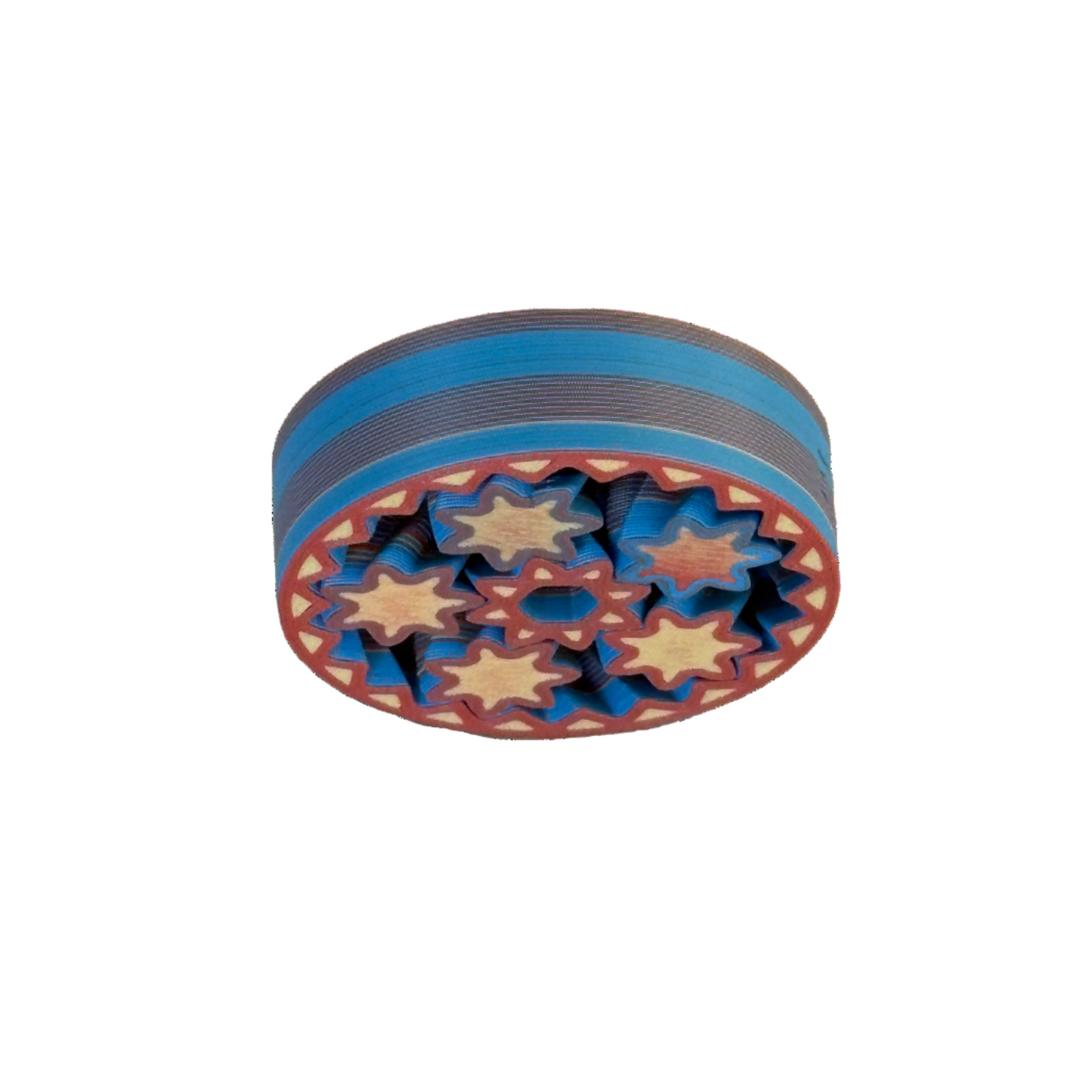 Fidget Spinner Blau Rot Gelb