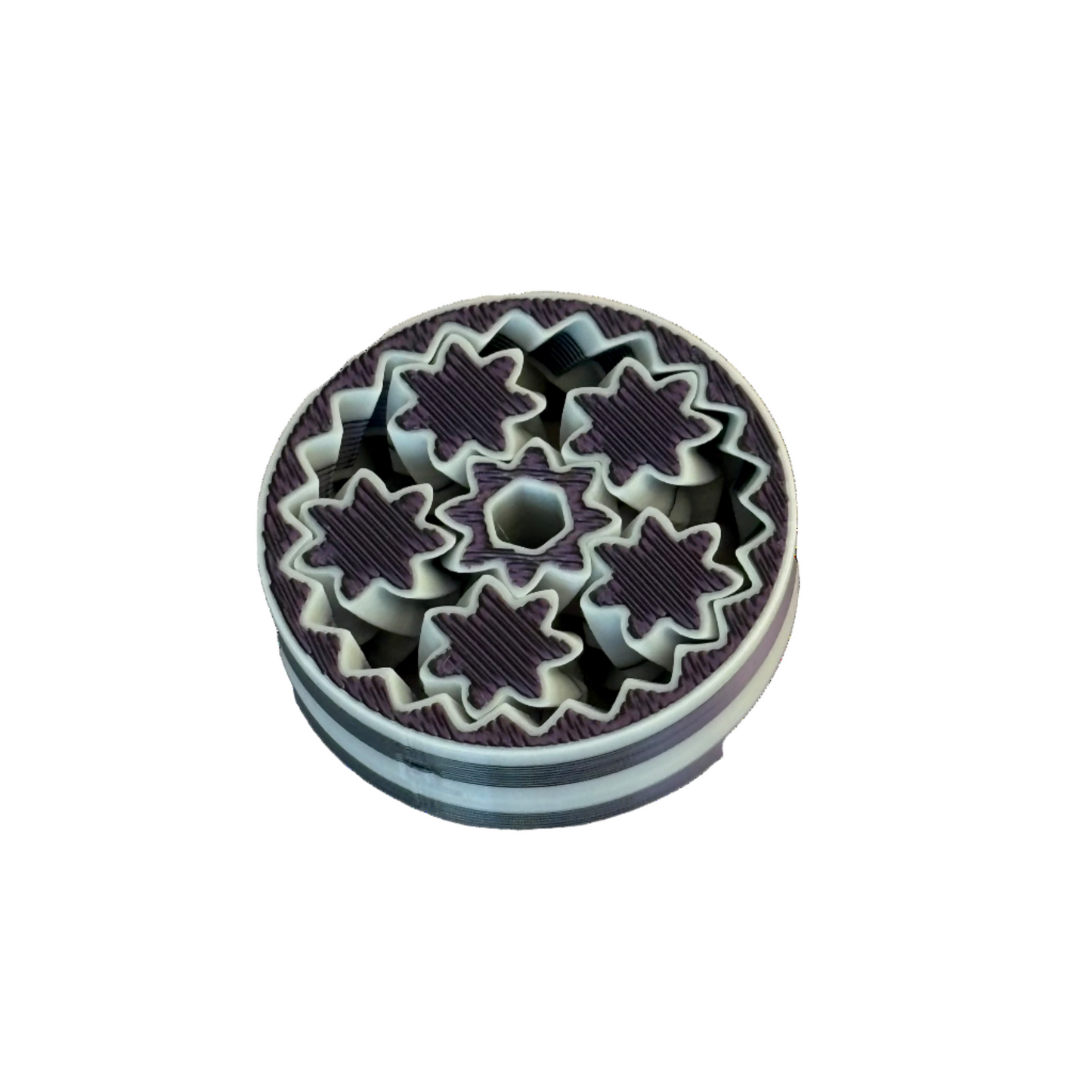 Fidget Spinner Violett Seide