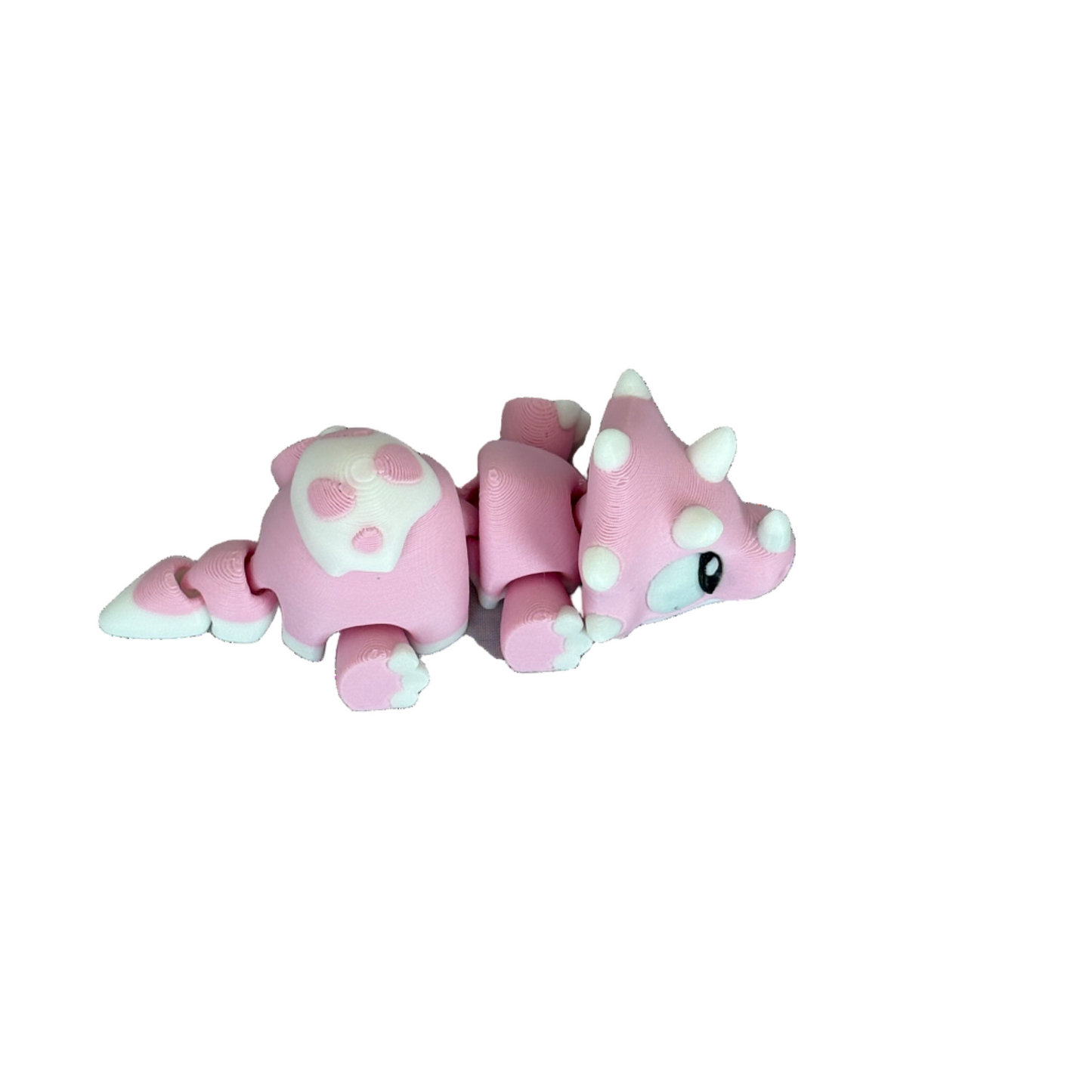 Triceratops Pink Dinosaurier