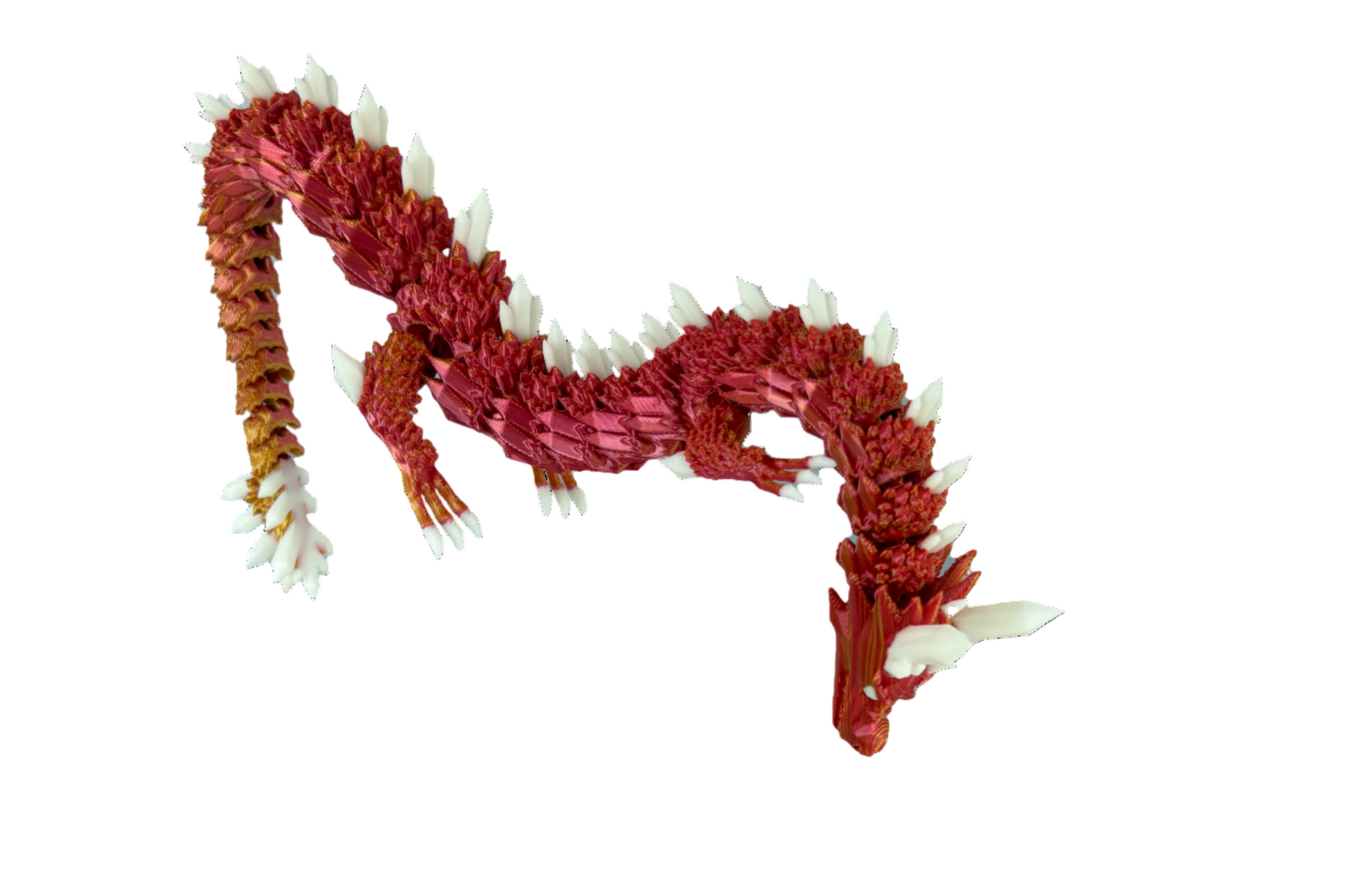Drache Rot Blau Gelb