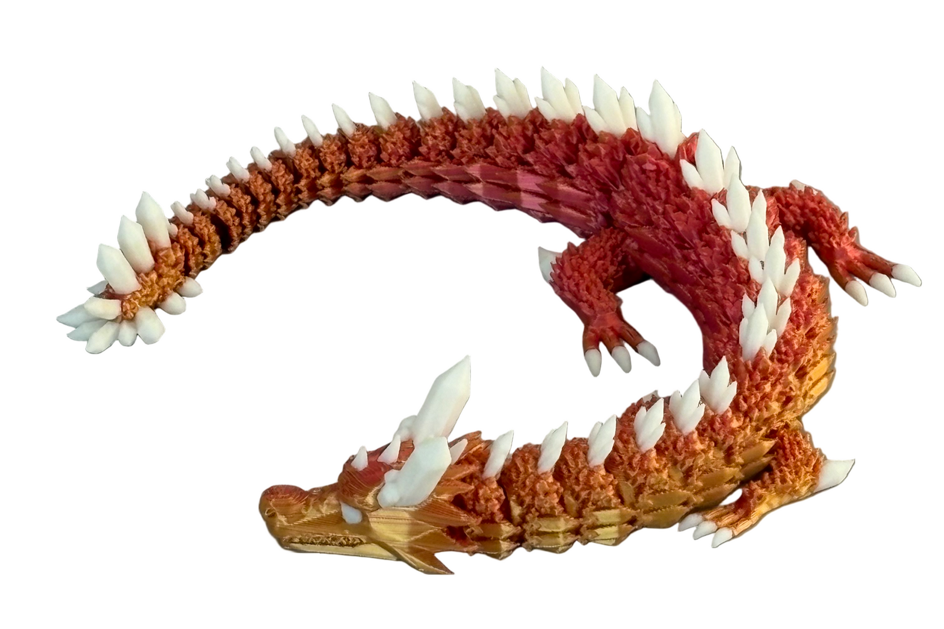 Drache Rot Gold