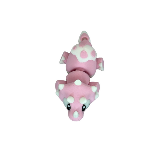 Triceratops Pink Dinosaurier